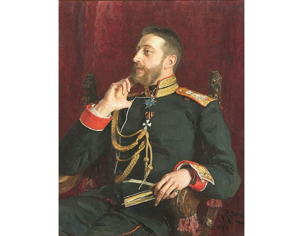 Portrait of poet Grand Prince Konstantin Konstantinovich Romanov 