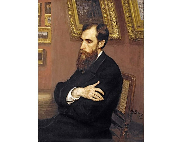 Portrait of Pavel Tretyakov (1832-98) the founder of the State Tretyakov Museum, 1883 
