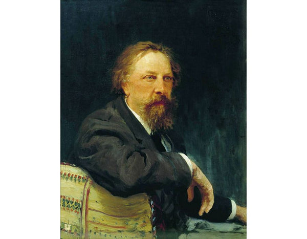 Portrait of the Author Count Alexey K. Tolstoy (1817-1875), 1896 
