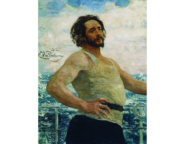 Portrait of Author Leonid Andreev (1871-1919), 1912 