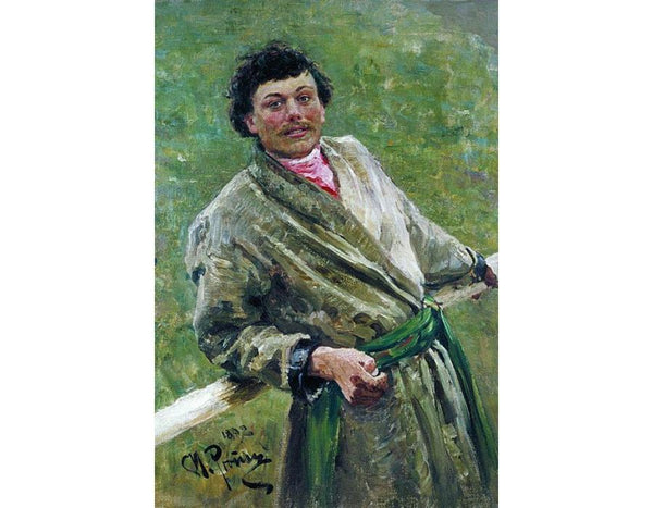 The Byelorussian, portrait of the peasant S. Shavrov, 1892 