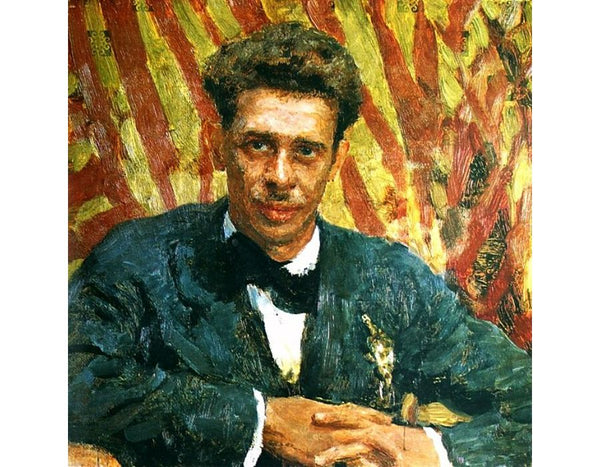 Portrait of sketcher, painter and theatre scenographer Nikolai Vladimirovich Remizov 