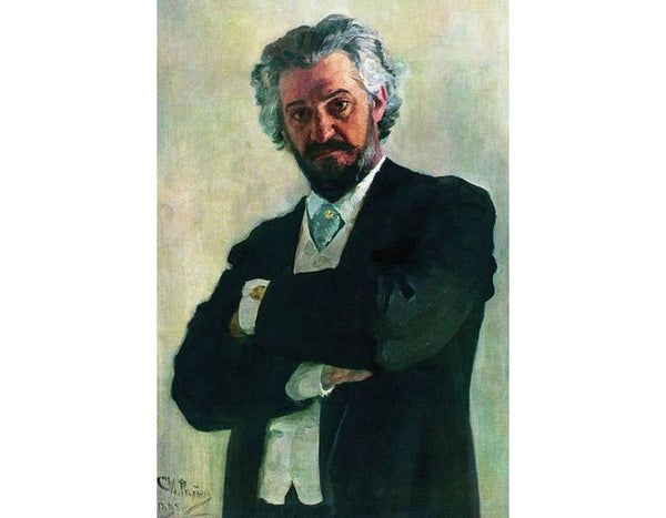 Portrait Of The Chello Player Alexander Verzhbilovich 1895 
