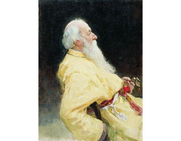 Portrait of Vladimir Vasilievich Stasov, Russian art historian and music critic 2 