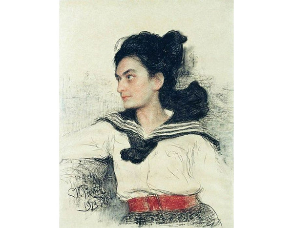 Portrait of Maria Osipovna Lowenfeld, daughter of art collector O. D. Lowenfeld 