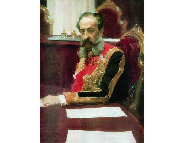 Portrait of member of State Council and Grand Chamberlain, Prince Mikhail Sergeyevich Volkonsky 