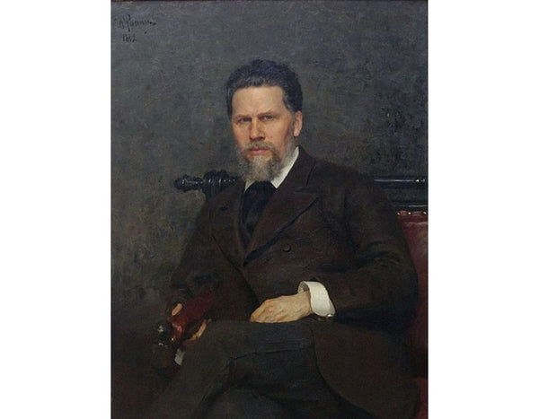 Portrait of painter Ivan Nikolayevich Kramskoi 