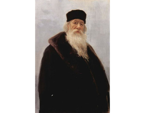 Portrait of Vladimir Vasil'evich Stasov (1824-1906) 1900 
