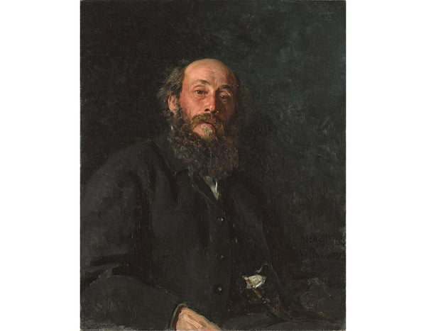 Portrait of painter Nikolai Nikolayevich Ghe 