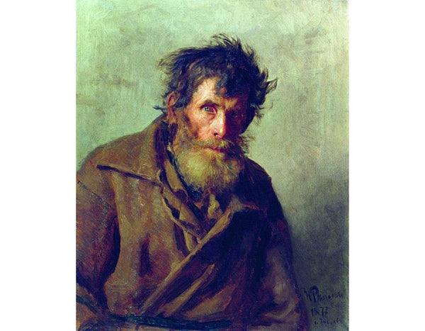 A Shy Peasant 1877 