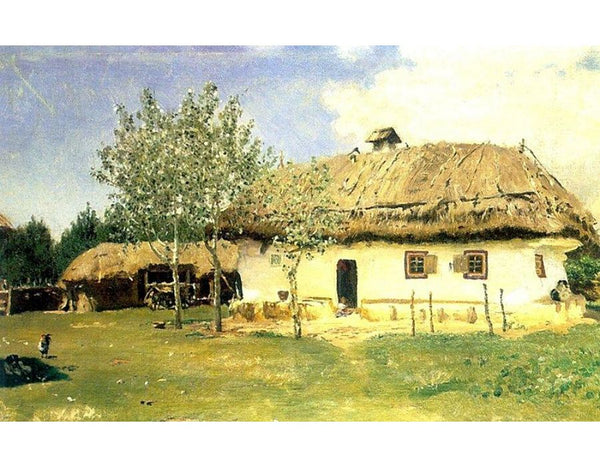 Ukrainian peasant house 