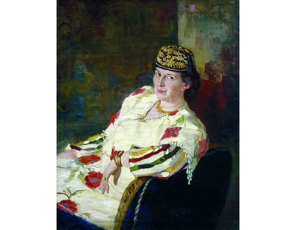 Portrait of patroness and countess Mara Konstantinovna Oliv 