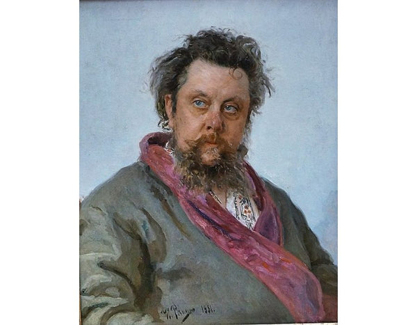 Portrait of the Composer Modest Musorgsky 