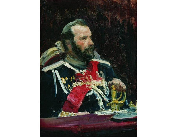 Portrait of War Minister, infantry general and member of State Council State Aleksei Nikolayevich Kuropatkin 