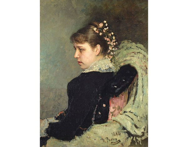 Portrait Of T A Mamontova 1882 