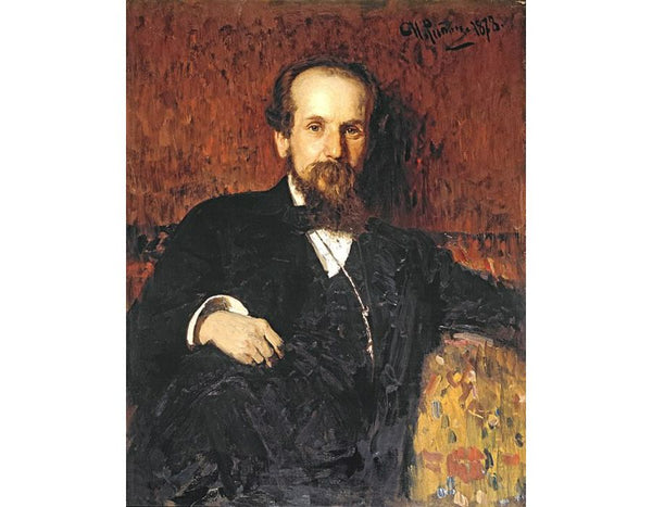 Portrait Of The Artist Pavel Tchistyakov 1878 