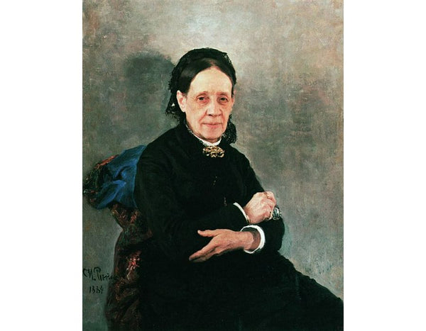 Portrait Of Nadezhda Stasova 1884 