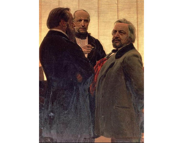 Vladimir Odoevsky (1803-69), Mily Balakirev (1837-1910) and Mikhail Ivanovich Glinka (1804-57), 1890s 