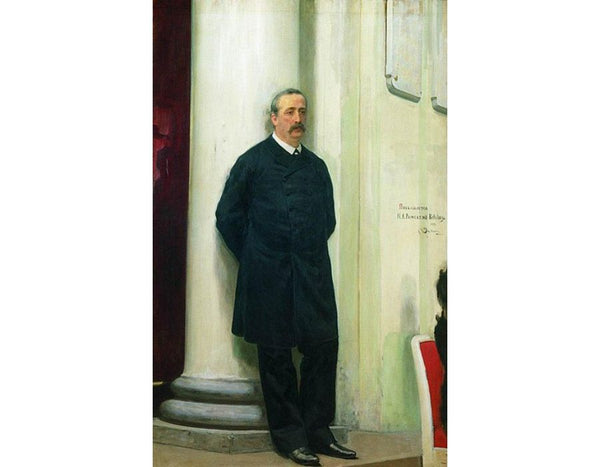 Portrait of composer and chemist Aleksander Porfirievich Borodin 