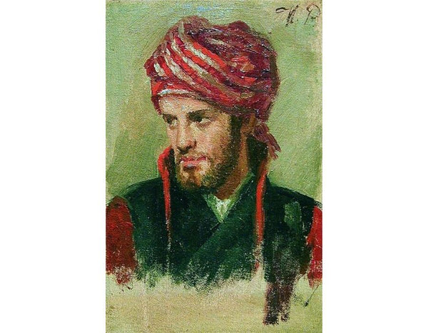 Portrait of a young man in a turban 