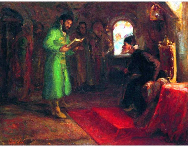 Boris Godunov with Ivan the Terrible 