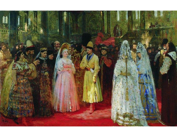 The Bride choosing of the Tsar, c.1886 
