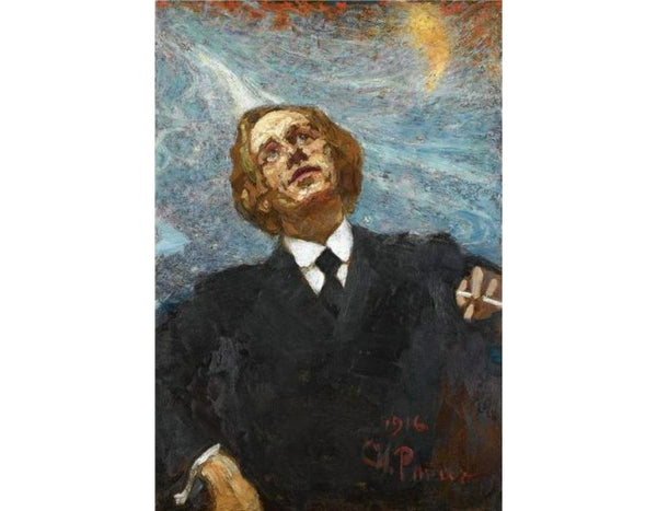 Poet-futurist (portrait of Vladimir Vladimirovich Mayakovsky) 