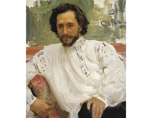 Portrait of writer Leonid Nikolayevich Andreyev 