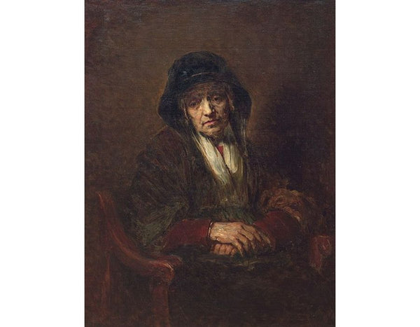 Portrait of an old woman 