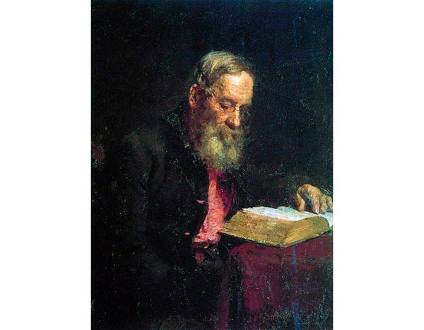 Portrait of Yefim Vasilyevich Repin, the artist's father 