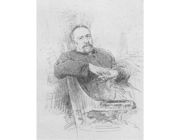 Portrait of Nikolaj Leskov (1831-95), 1889 