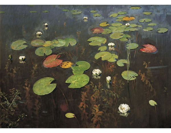 Water Lilies 1895 Painting by Isaac Ilyich Levitan
