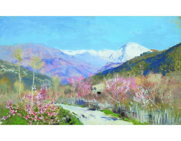 Spring in Italy, 1890 Painting by Isaac Ilyich Levitan