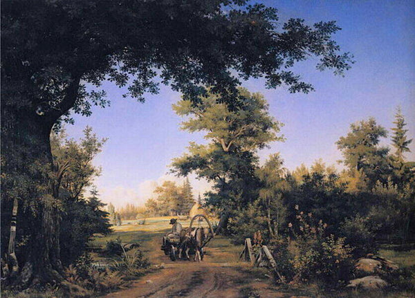 View In The Vicinity Of St Petersburg 1856 Painting 