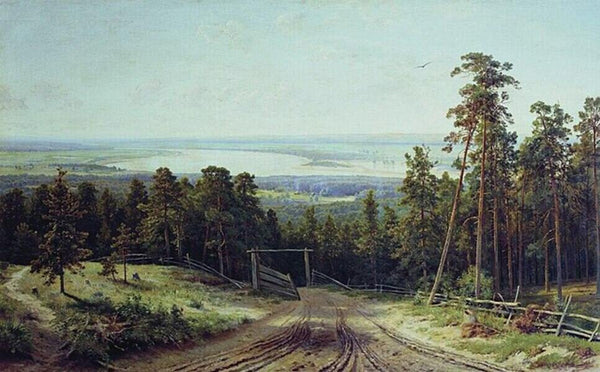 The Kama Near Yelabuga 1895 Painting 