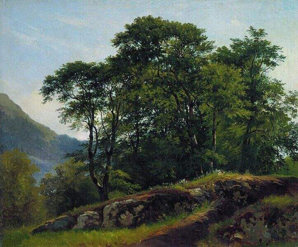 Beech Forest In Switzerland 1863 Painting 