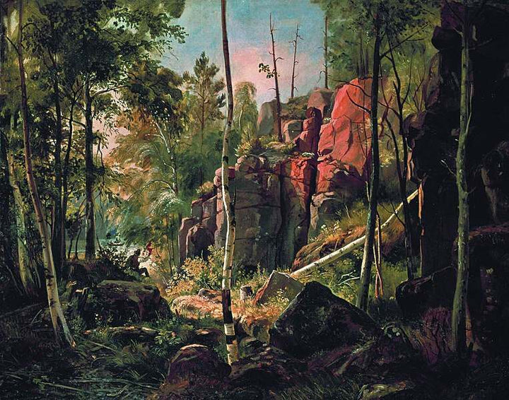 View Of Valaam Island Kukko 1859 Painting 