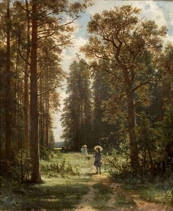 The Path through the Woods, 1880 Painting 
