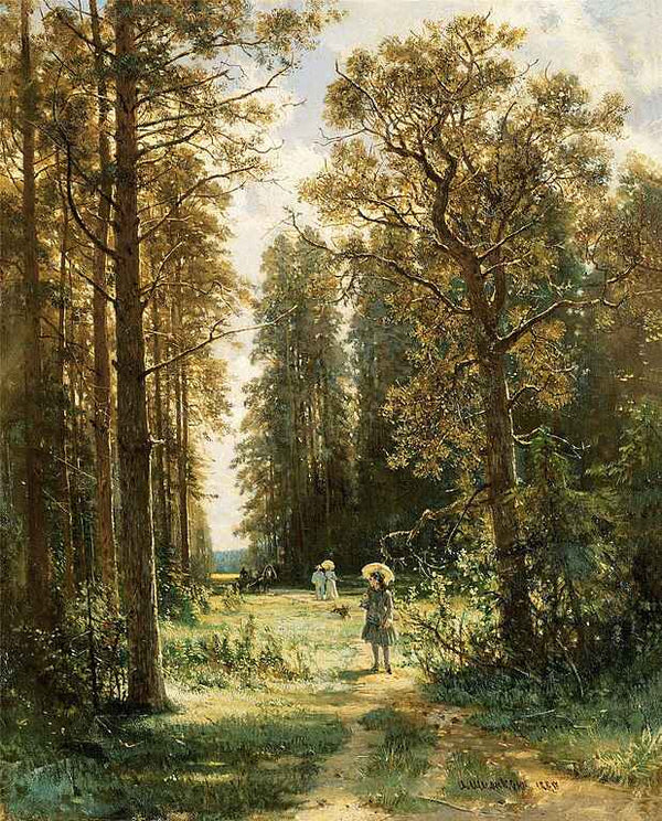 Path In A Forest 1880