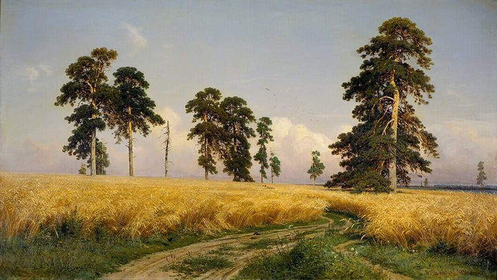 The Field of Wheat, 1878 Painting 
