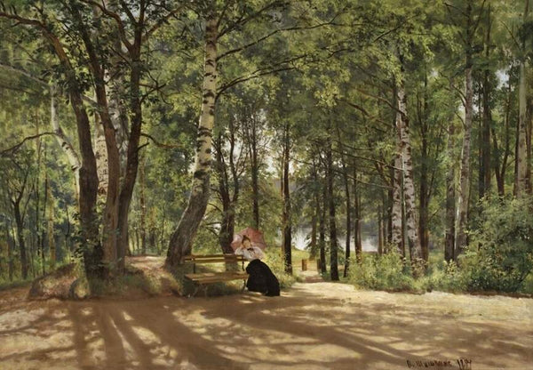 At the Summer Cottage, 1894 Painting 
