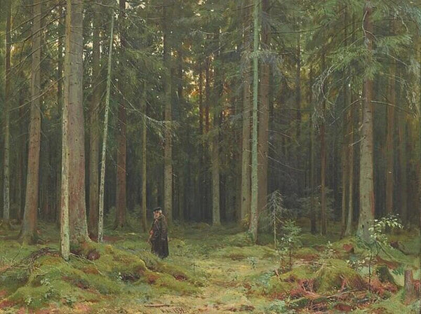 Countess Mordvinov's Forest, 1891 Painting 