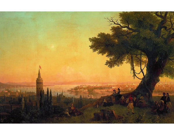 View of Constantinople by evening light Painting by Pierre Auguste Renoir