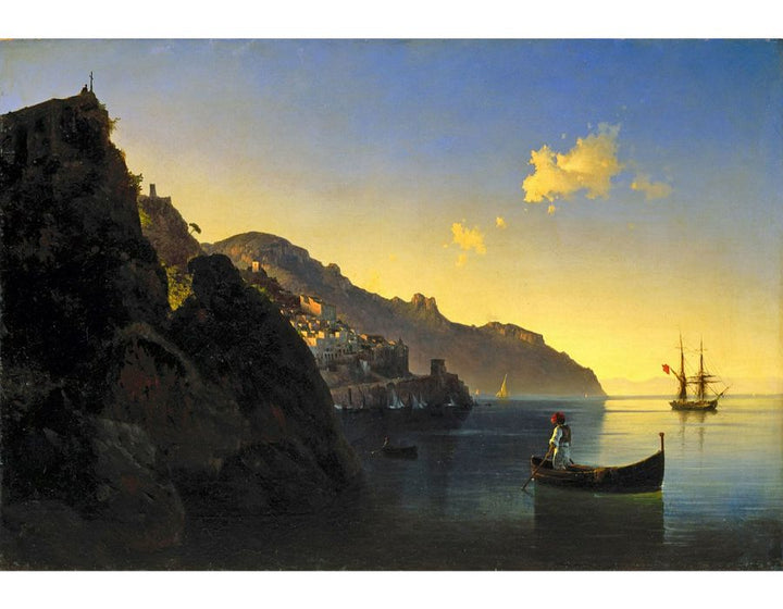 The seashore of Amalfi