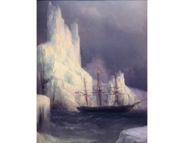 Icebergs in the Atlantic 2 Painting by Pierre Auguste Renoir