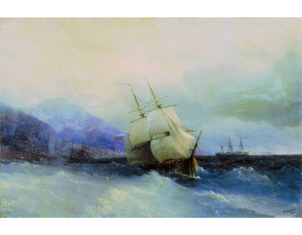 Trebizond from the Sea Painting by Pierre Auguste Renoir
