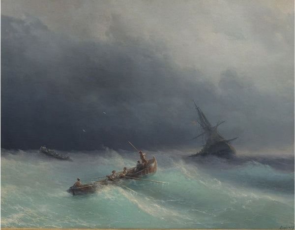 Storm at sea 5 Painting by Pierre Auguste Renoir