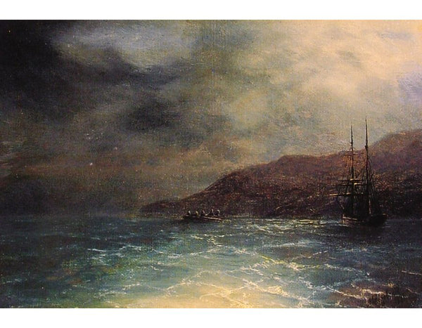 Nocturnal voyage 2 Painting by Ivan Konstantinovich Aivazovsky
