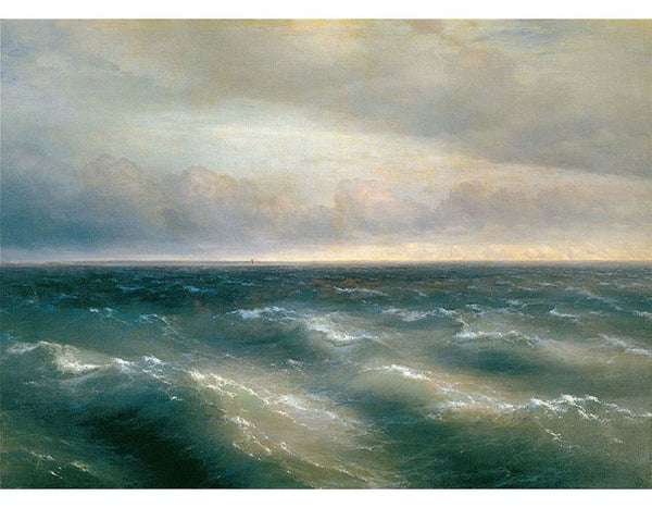 The Black Sea 3 Painting by Ivan Konstantinovich Aivazovsky