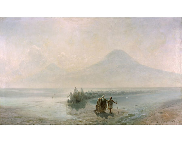 Dejection of Noah from mountain Ararat Painting by Pierre Auguste Renoir